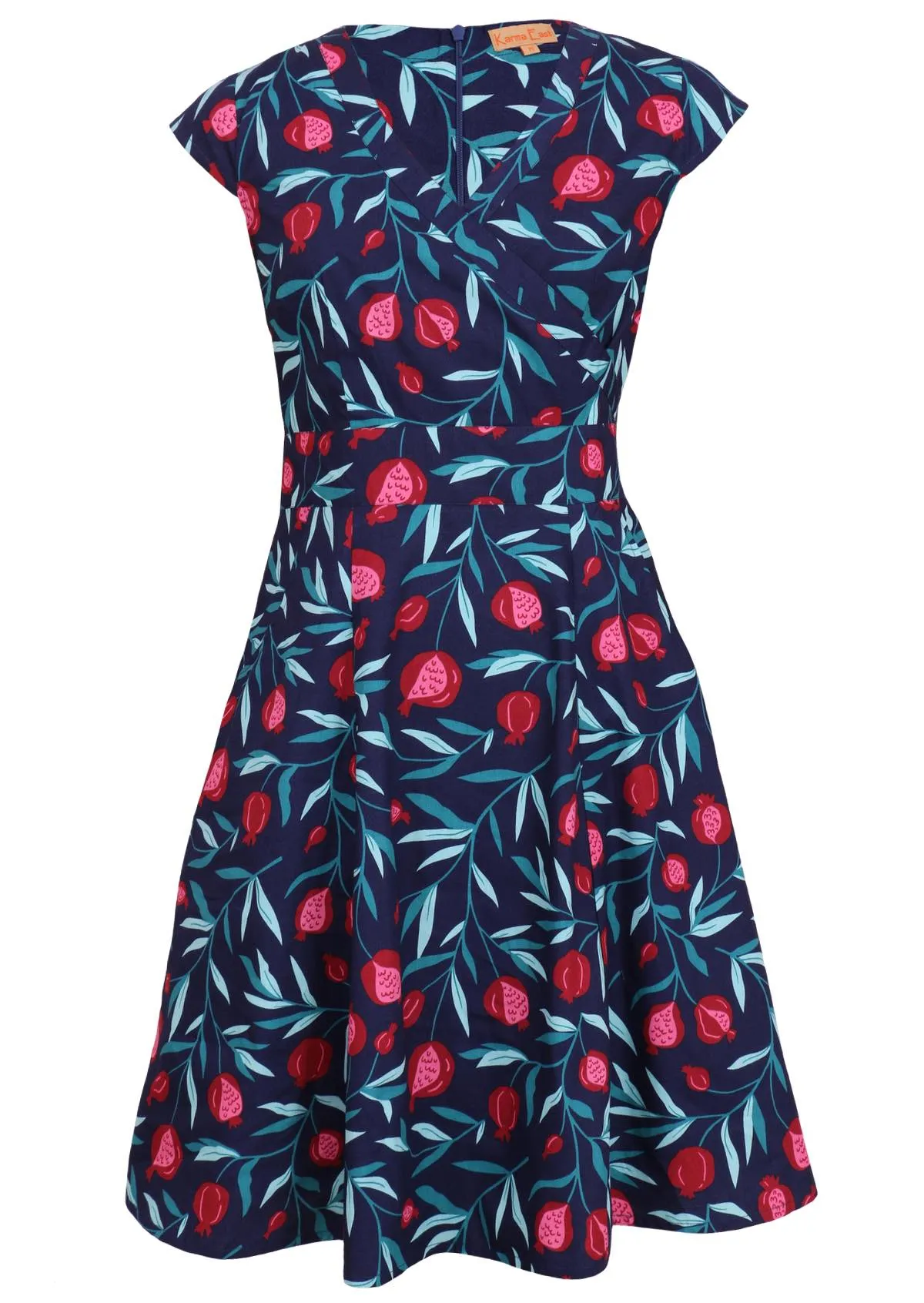 Alice Dress Pomegranate