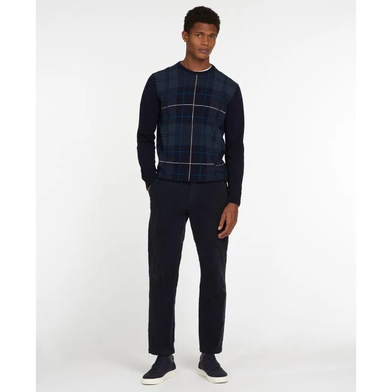 Barbour Coldwater Mens Merino Crew Neck Jumper - Midnight