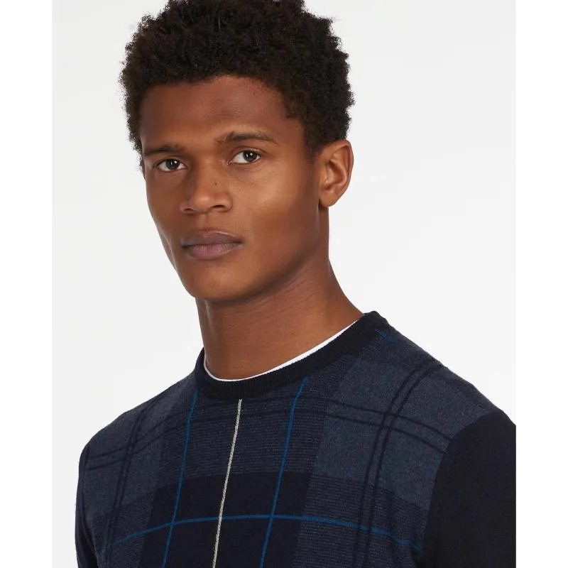 Barbour Coldwater Mens Merino Crew Neck Jumper - Midnight