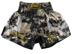 Blegend Boxing Shorts Skull Brown