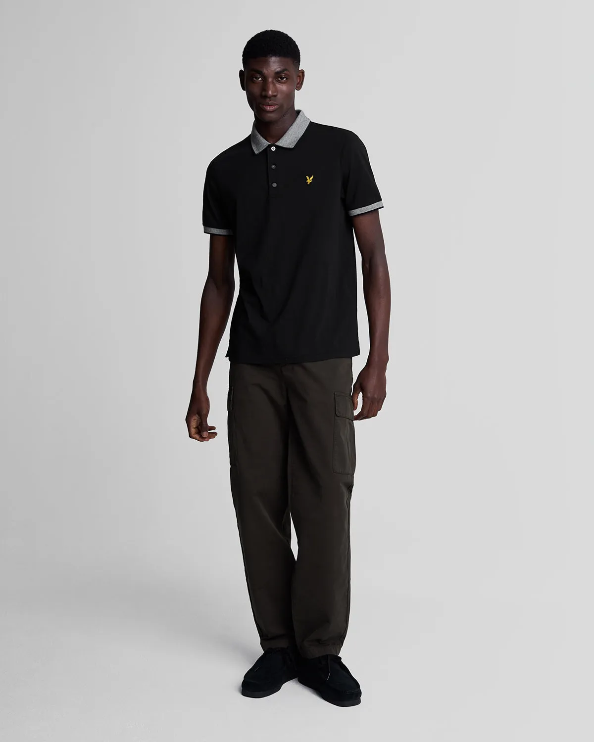 Branded Tipped Polo Shirt