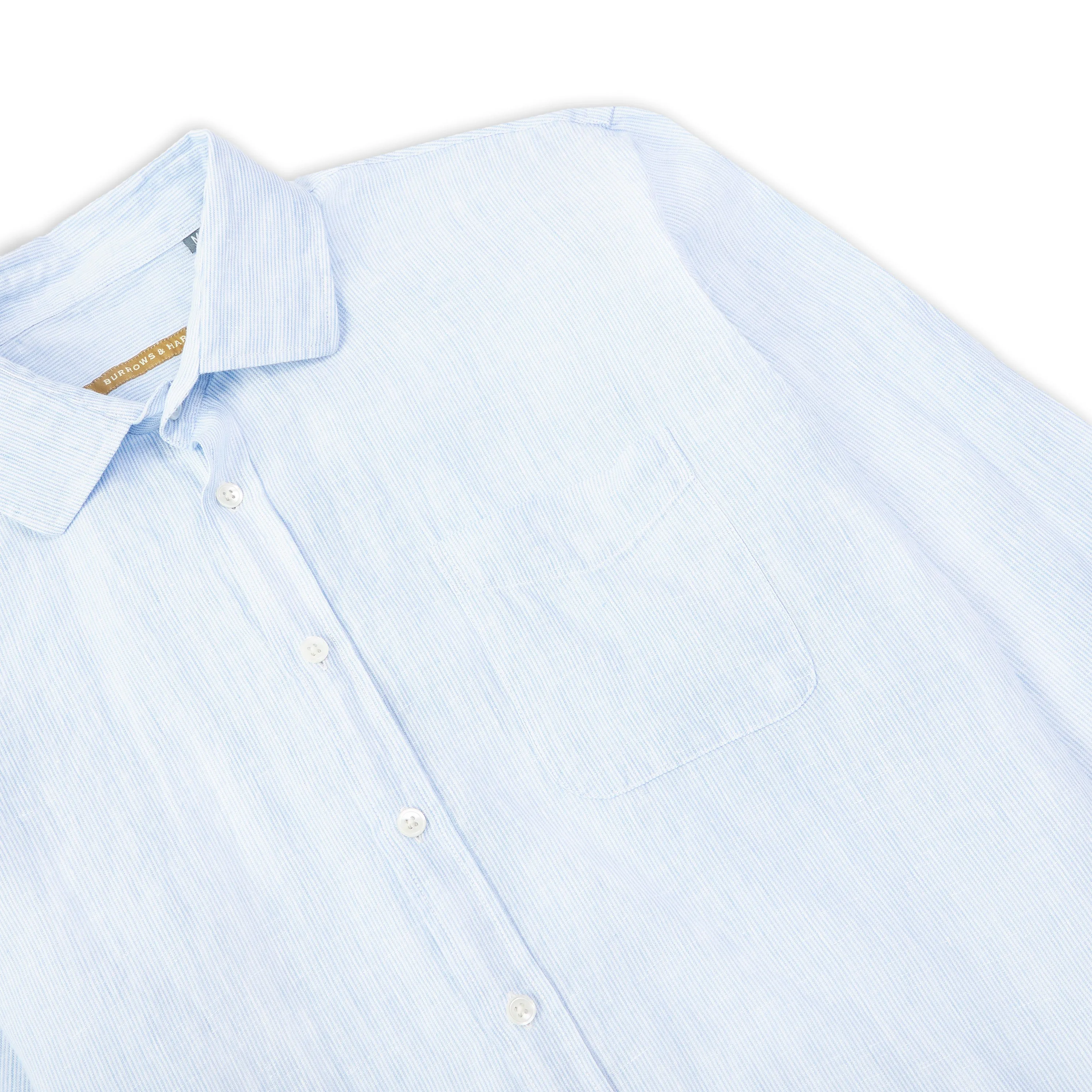 Classic Linen Hythe Shirt - Sky Fancy