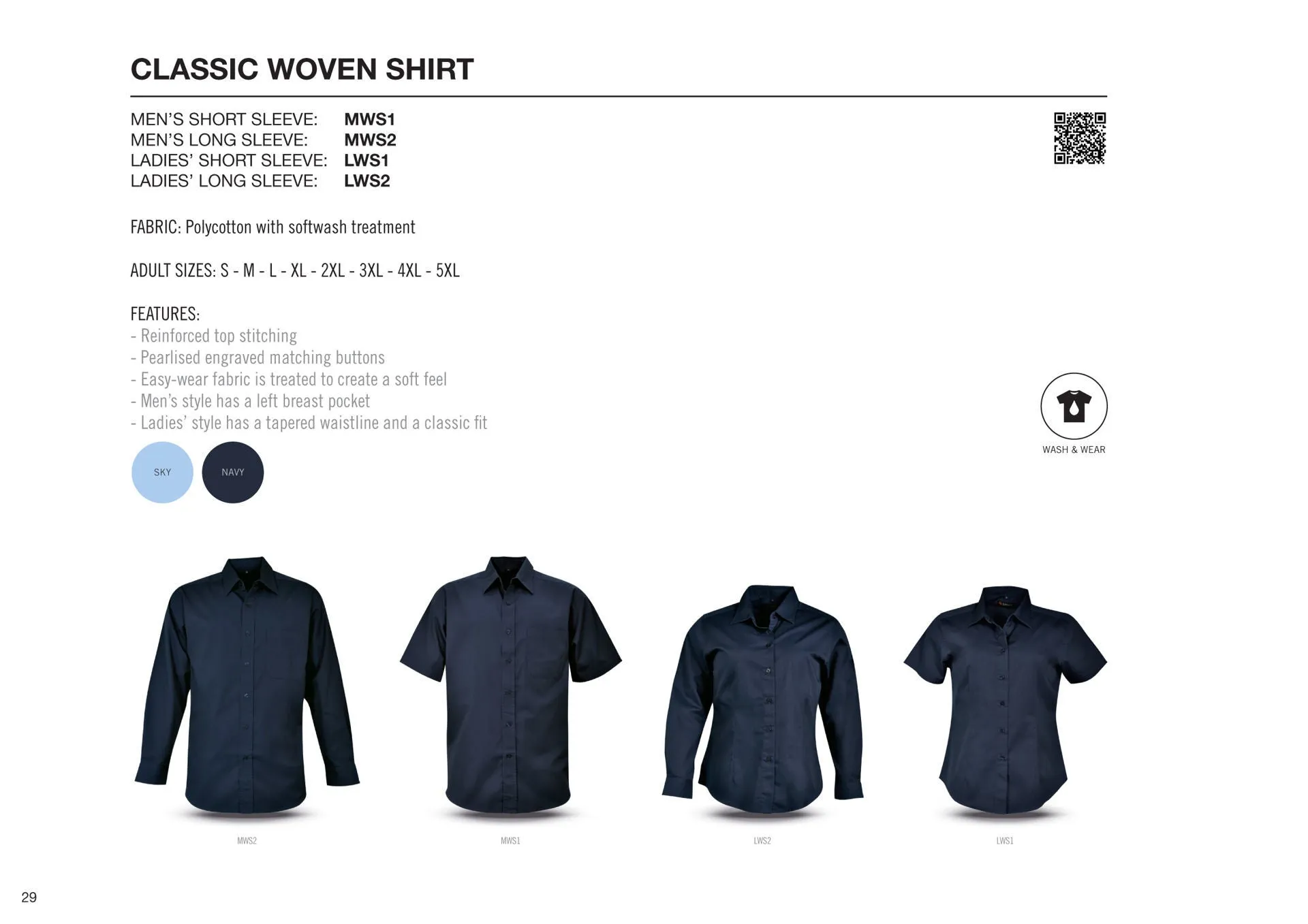 Classic Woven Shirt Short Sleeve