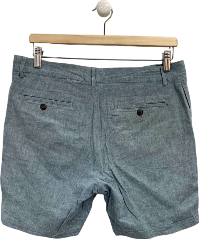 Club Monaco Blue Baxter Fit Shorts W30