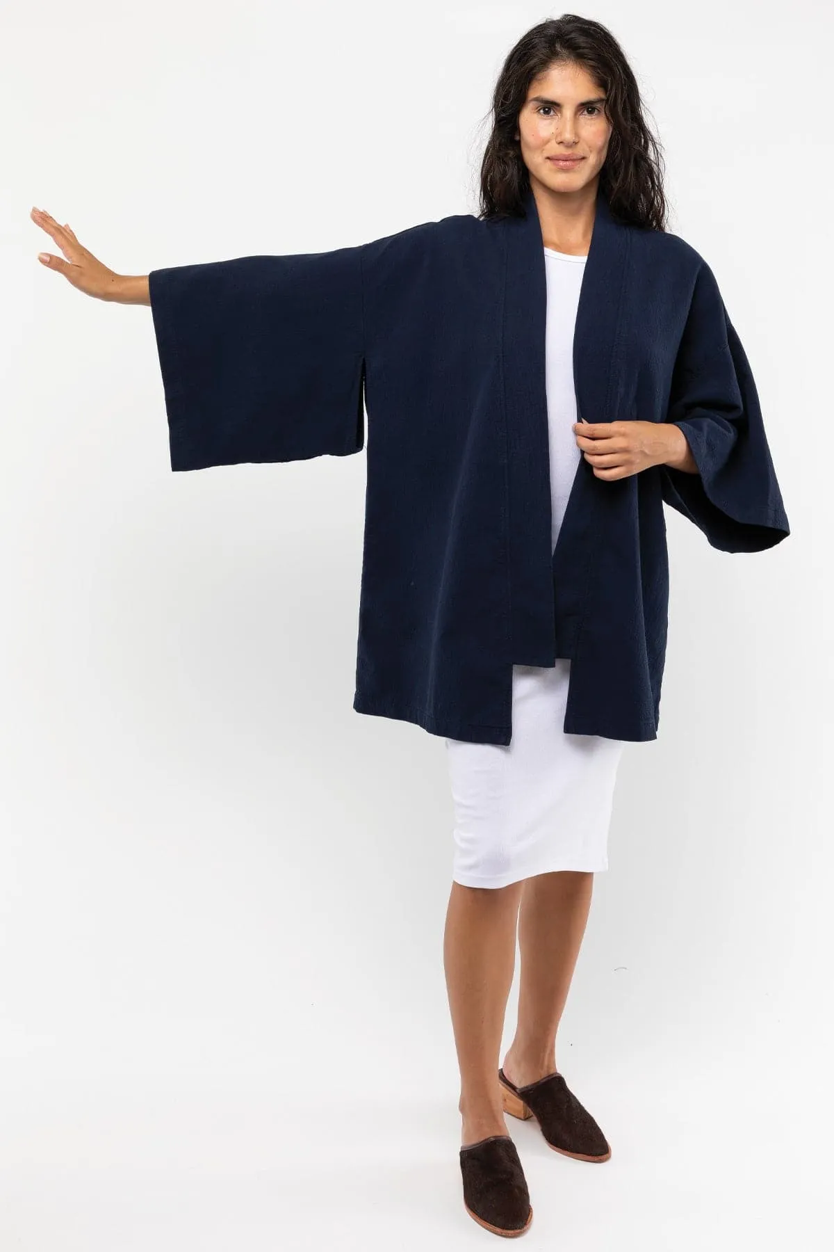 DCT01GD - Double Style Textile Mid Length Kimono