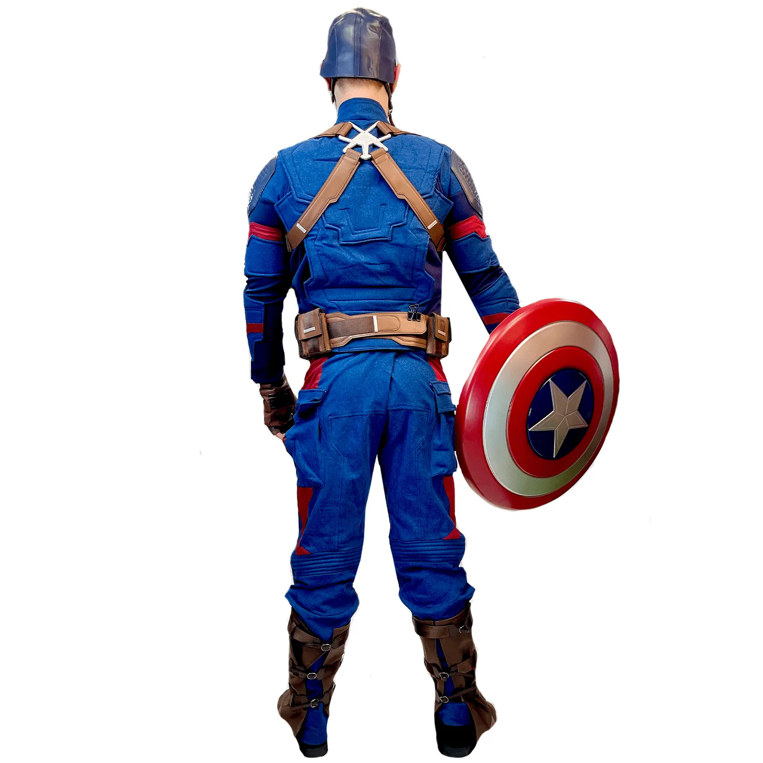 Deluxe Inspired Captain America Professional Cosplay Adult Costume