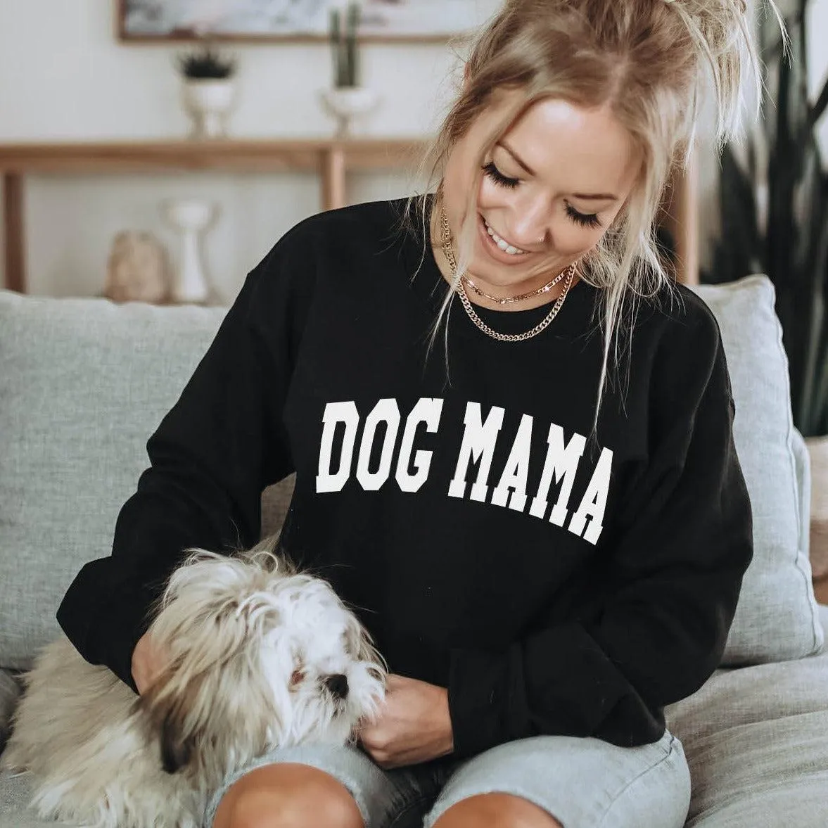 Dog Mama Sweatshirt (Block)