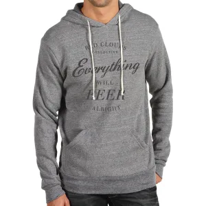 Everything’s Alright Hooded Sweatshirt - Eco Grey