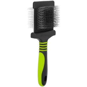 Finishing Soft Green Slicker Brush by Dog Fashion Spa