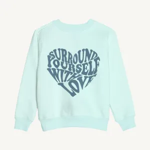 Girls Love Print Sweatshirt