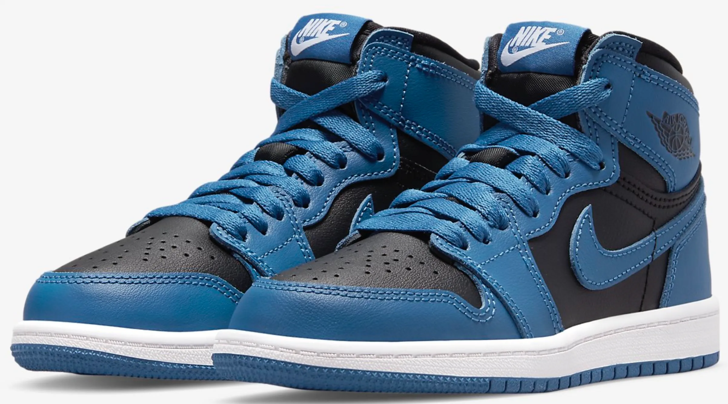 KIDS JORDAN 1 RETRO HIGH OG DARK MARINA BLUE (PS)