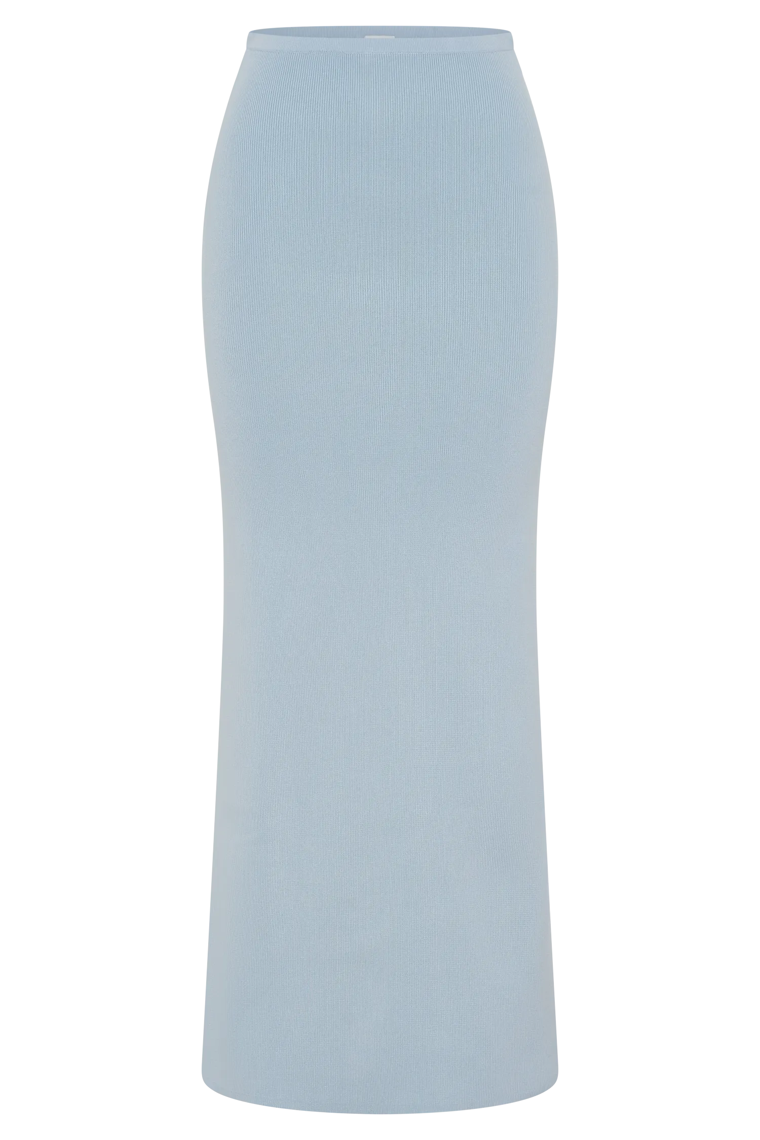 Maxine Knit Maxi Skirt - Light Blue