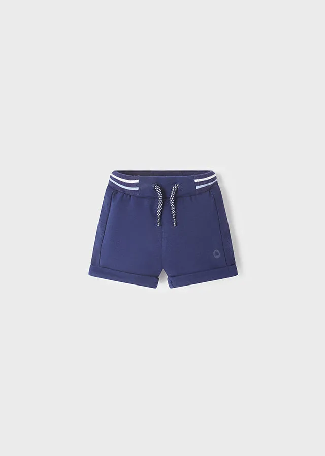 Mayoral Royal Blue Fleece Shorts