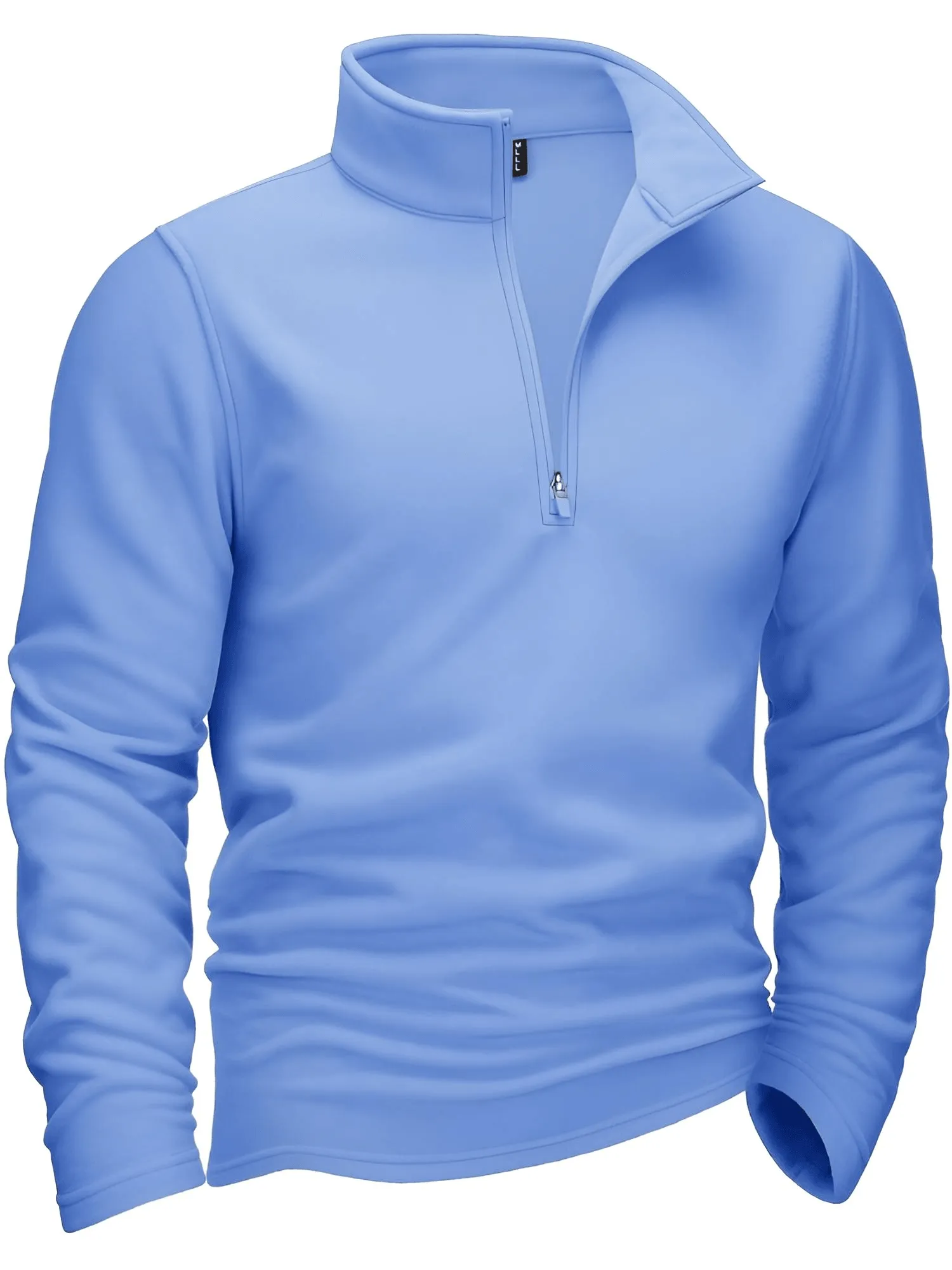 Men's Quarter Zip Pullovers Fleece Sweatshirts - In 16 Colors!