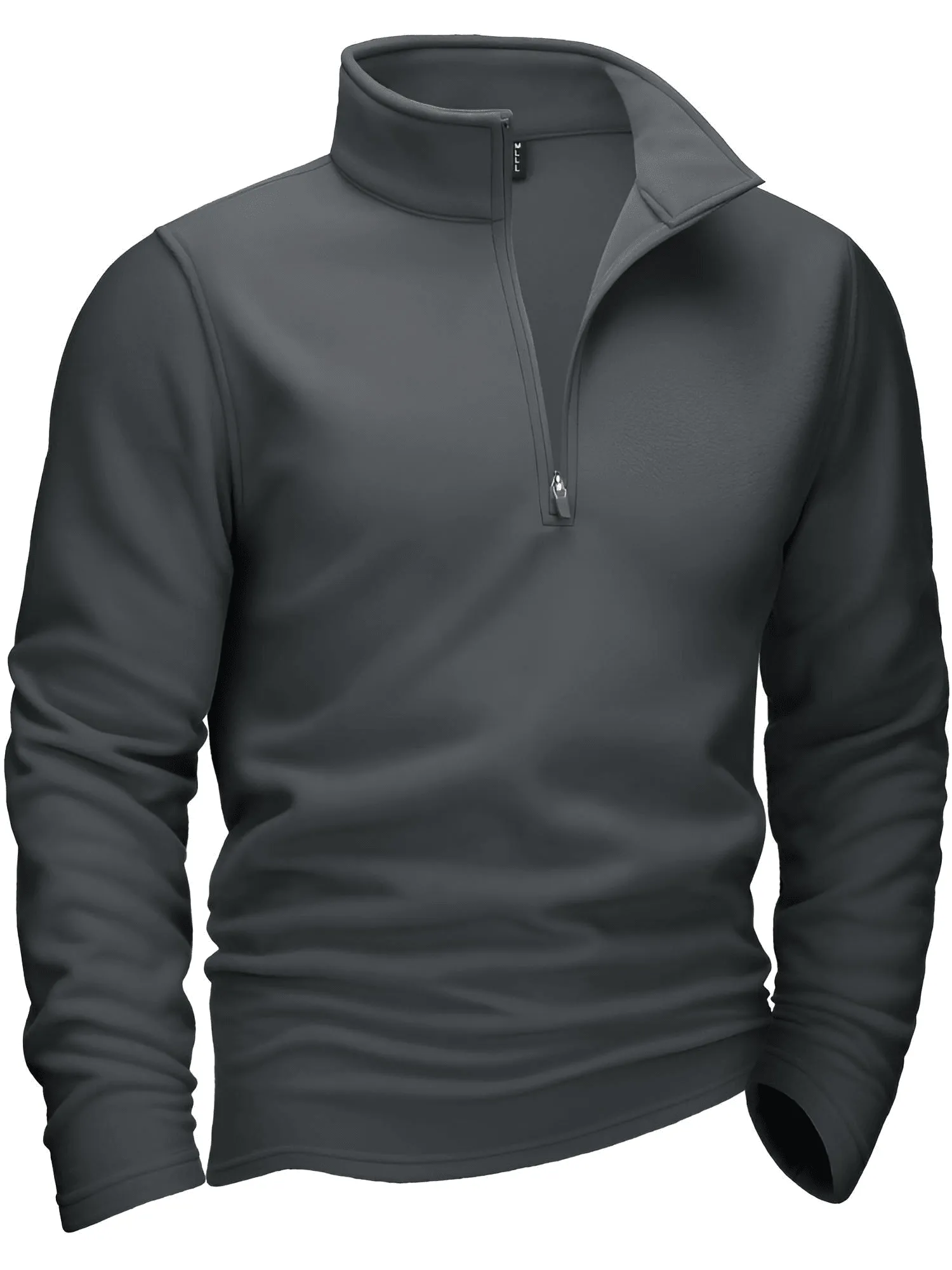 Men's Quarter Zip Pullovers Fleece Sweatshirts - In 16 Colors!