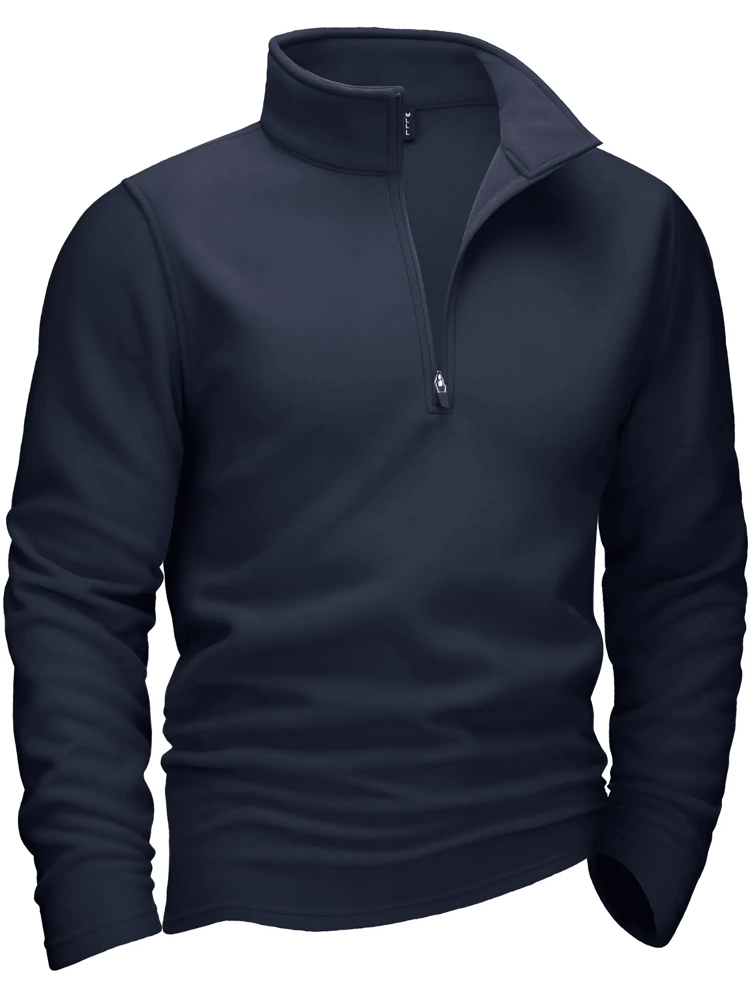 Men's Quarter Zip Pullovers Fleece Sweatshirts - In 16 Colors!