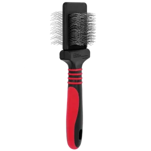 Mini Dematting Extra Firm Red Slicker Brush by Dog Fashion Spa