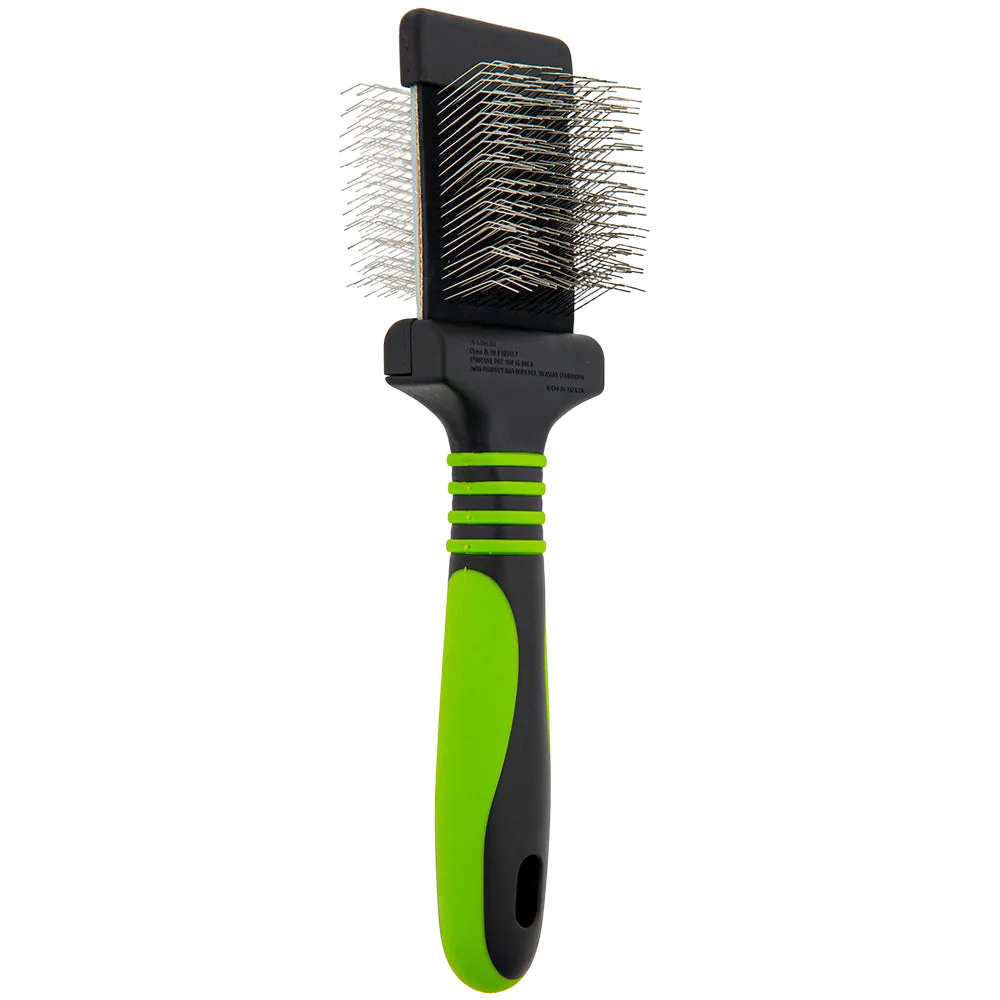 Mini Slicker Brush Green by Dog Fashion Spa