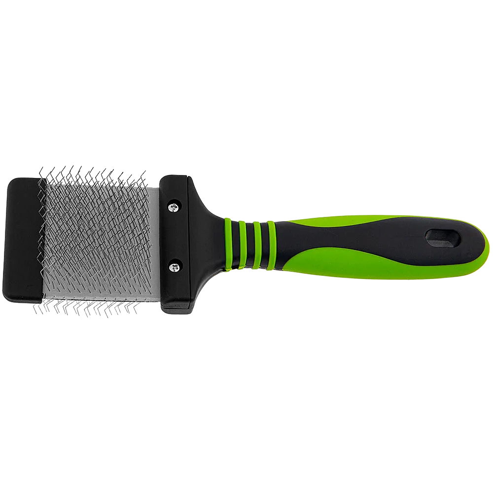 Mini Slicker Brush Green by Dog Fashion Spa