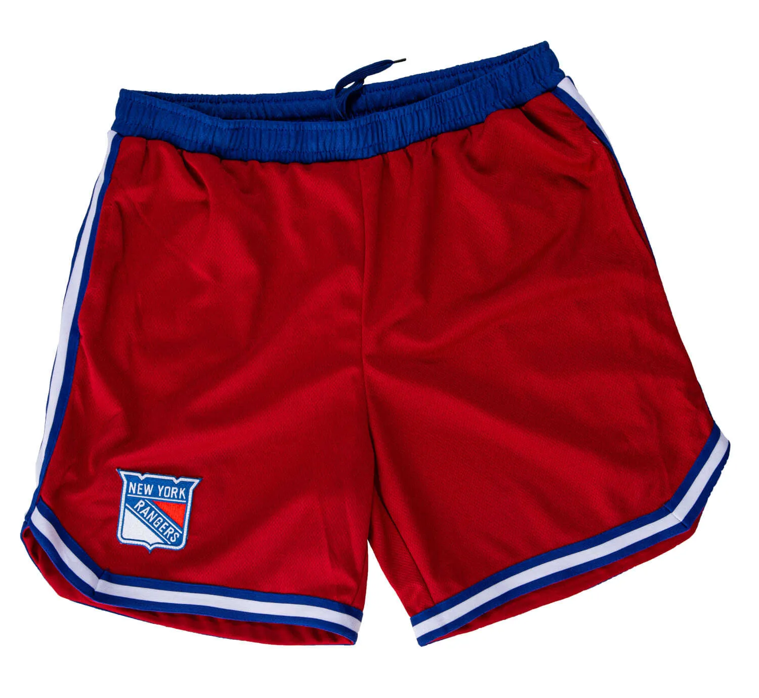 New York Rangers Men's 2 Tone Air Mesh Shorts Lined with Pockets