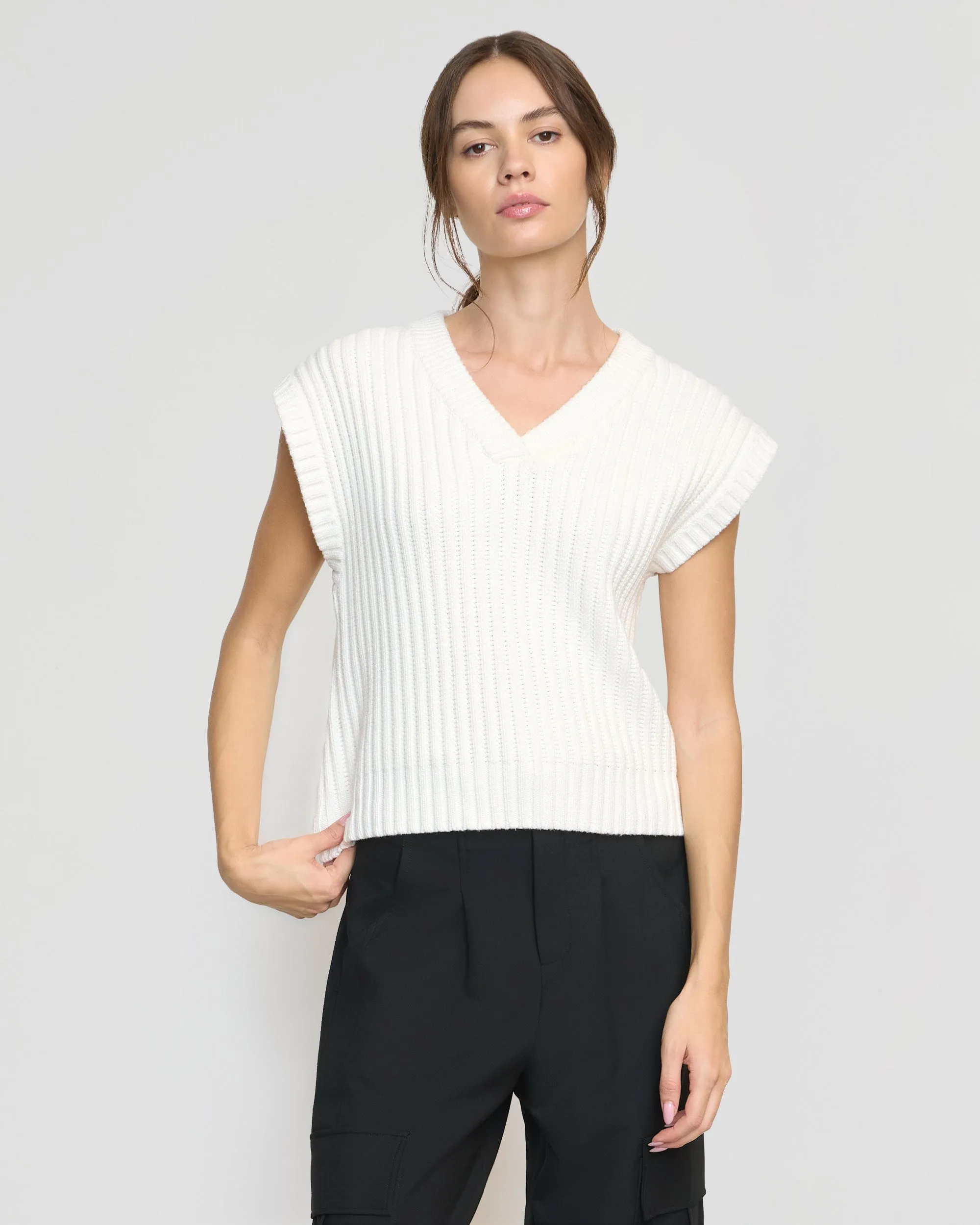 Nicola Organic Cotton Sweater Vest