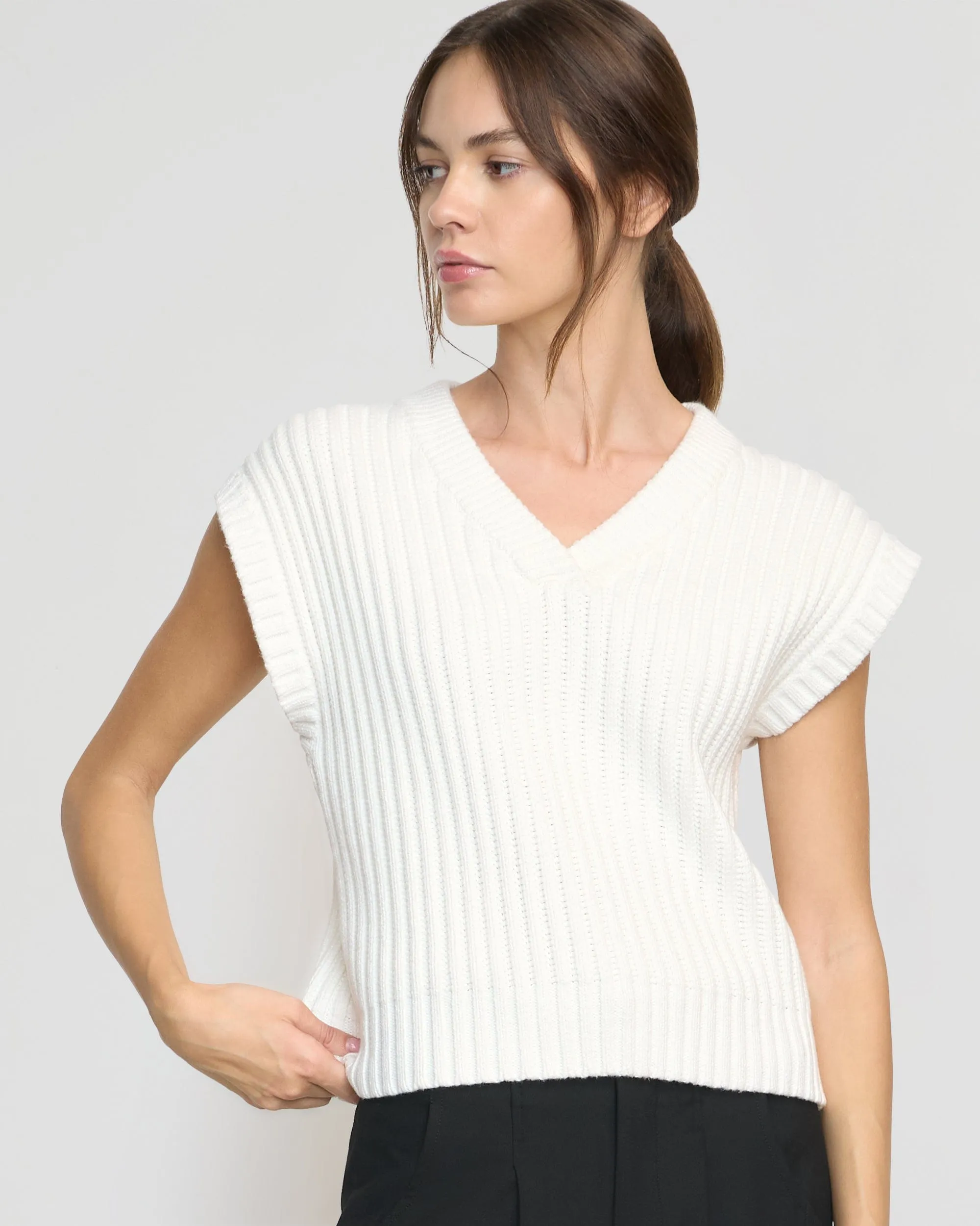 Nicola Organic Cotton Sweater Vest