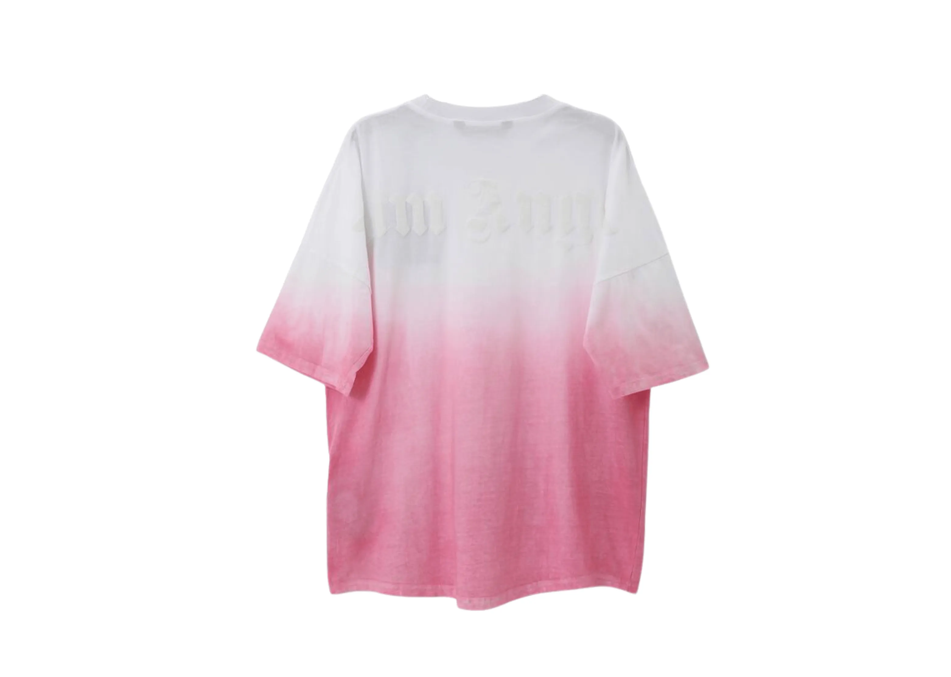 Palm Angels - White Pink T-Shirt