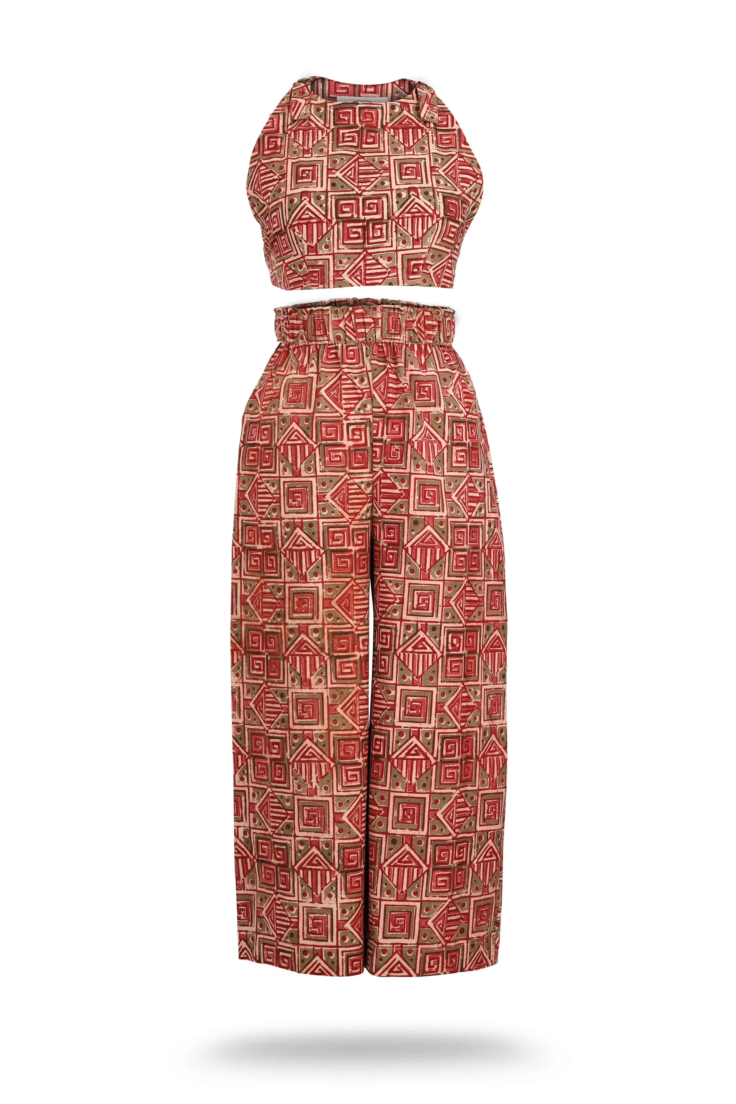 Paperbag Waist Palazzo Pants