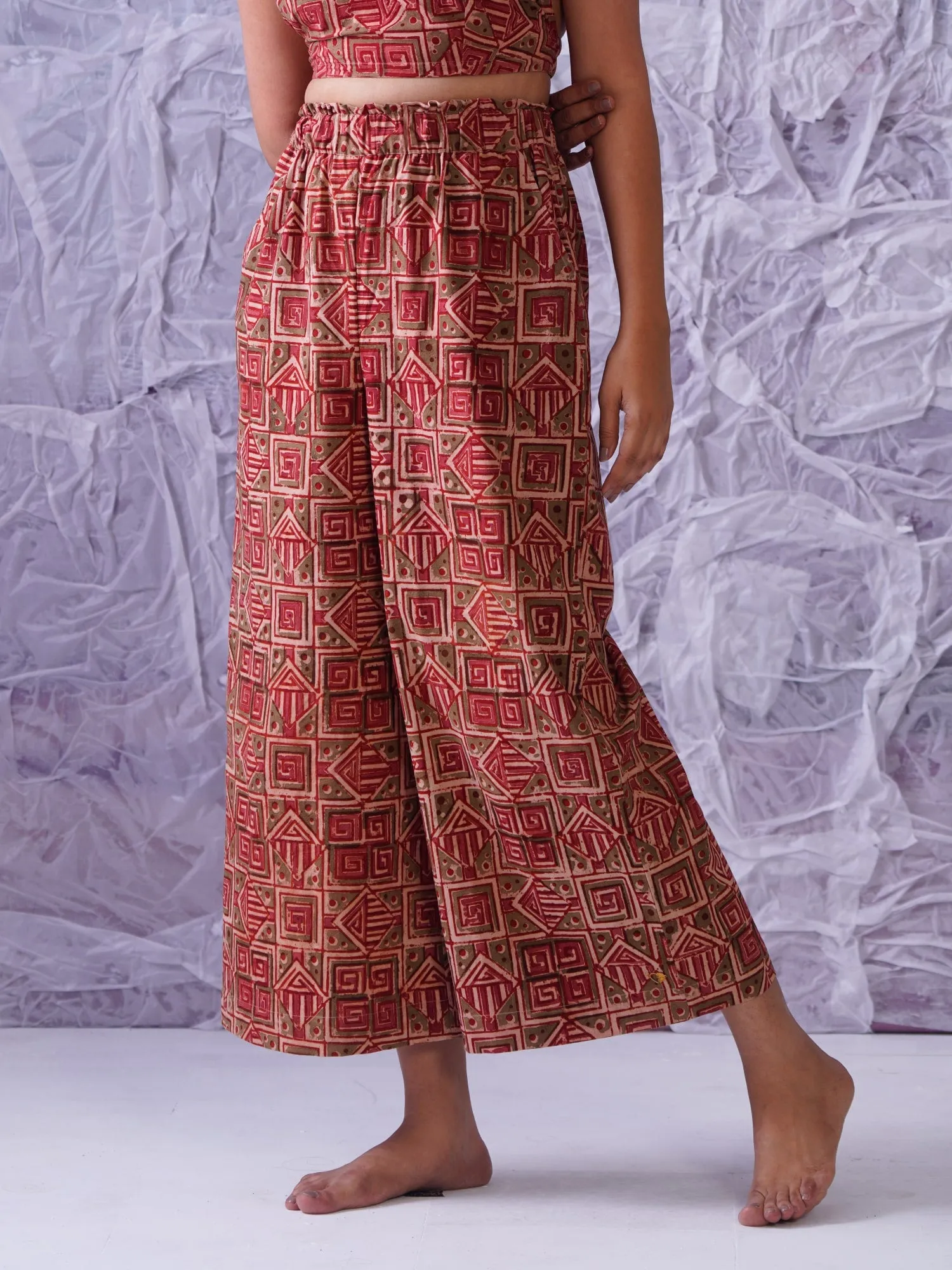 Paperbag Waist Palazzo Pants