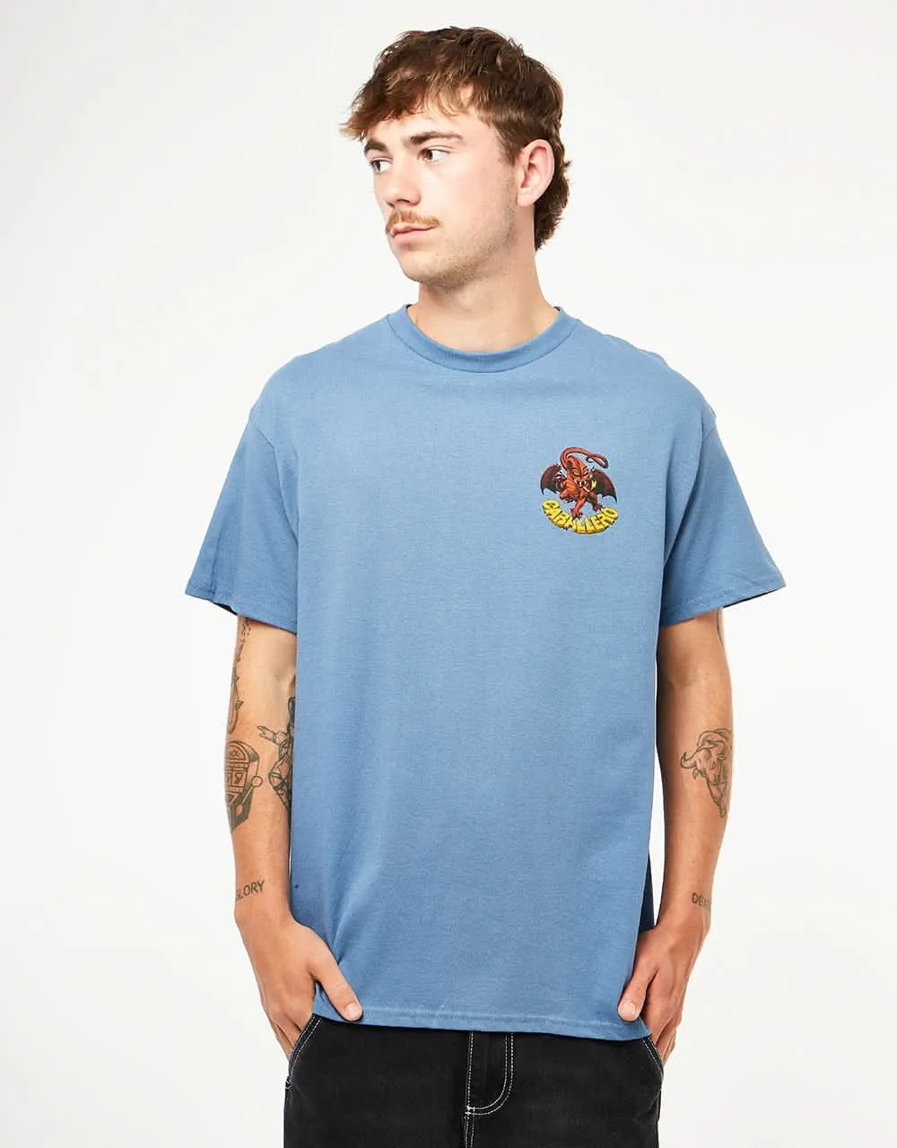 Powell Peralta Cab Classic Dragon II T-Shirt - Indigo Blue