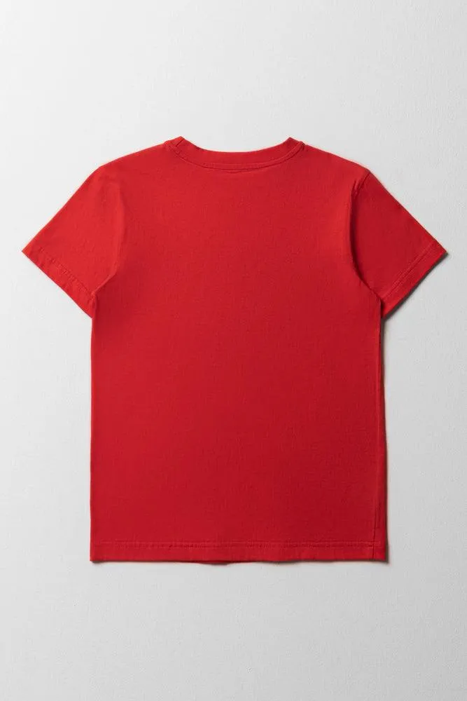 Printed T-Shirt Brooklyn Red