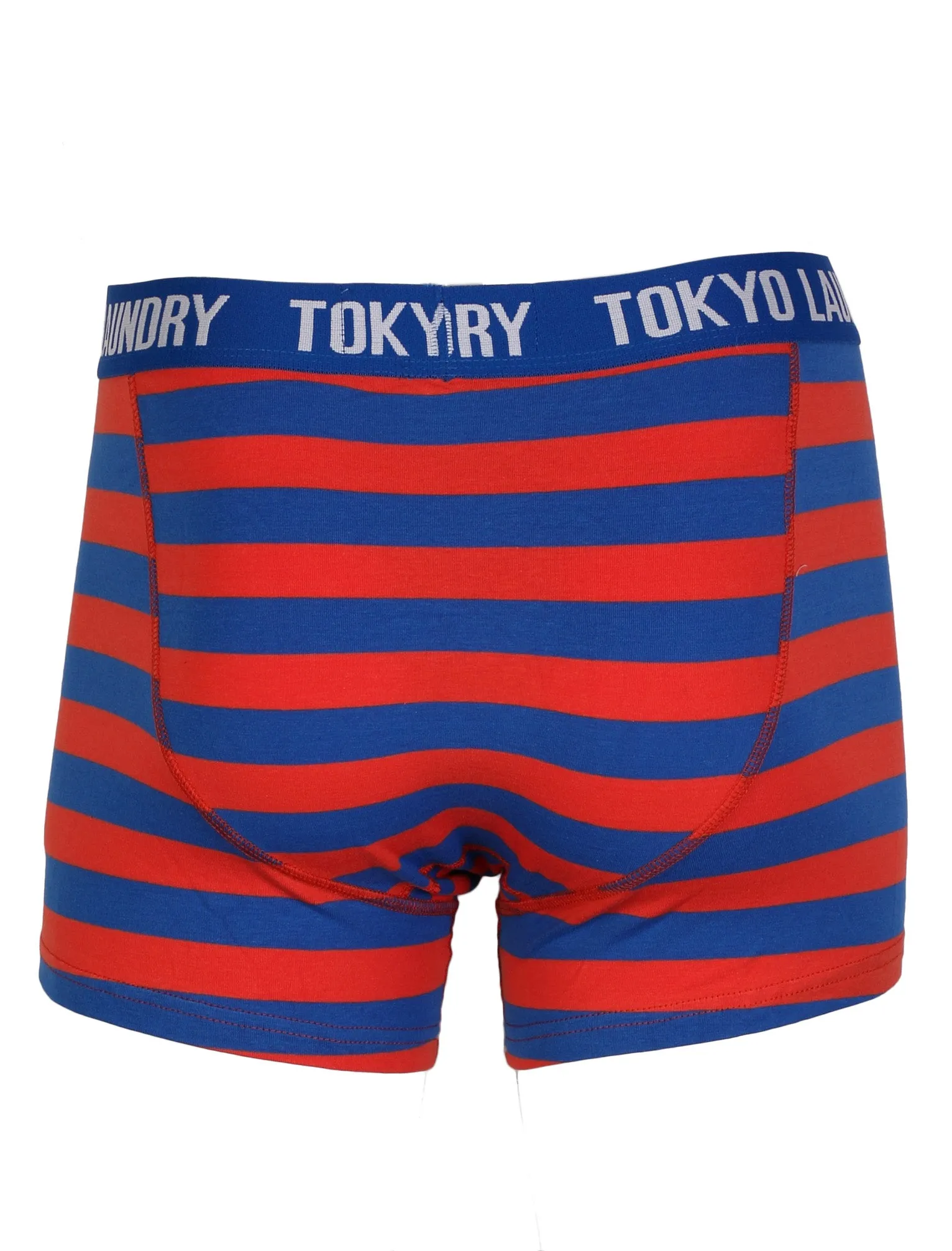 Roman ( 2 Pack) Boxer Shorts Set in Paprika & Ocean - Tokyo Laundry