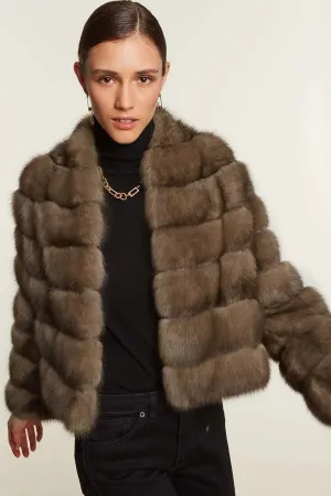 Sable fur jacket