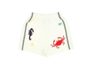 Santi Cross-Stitch Cabana Shorts