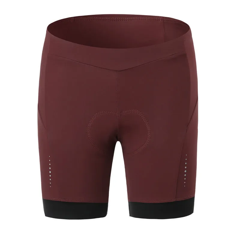 Santic Monet Red Women Padded Cycling Shorts