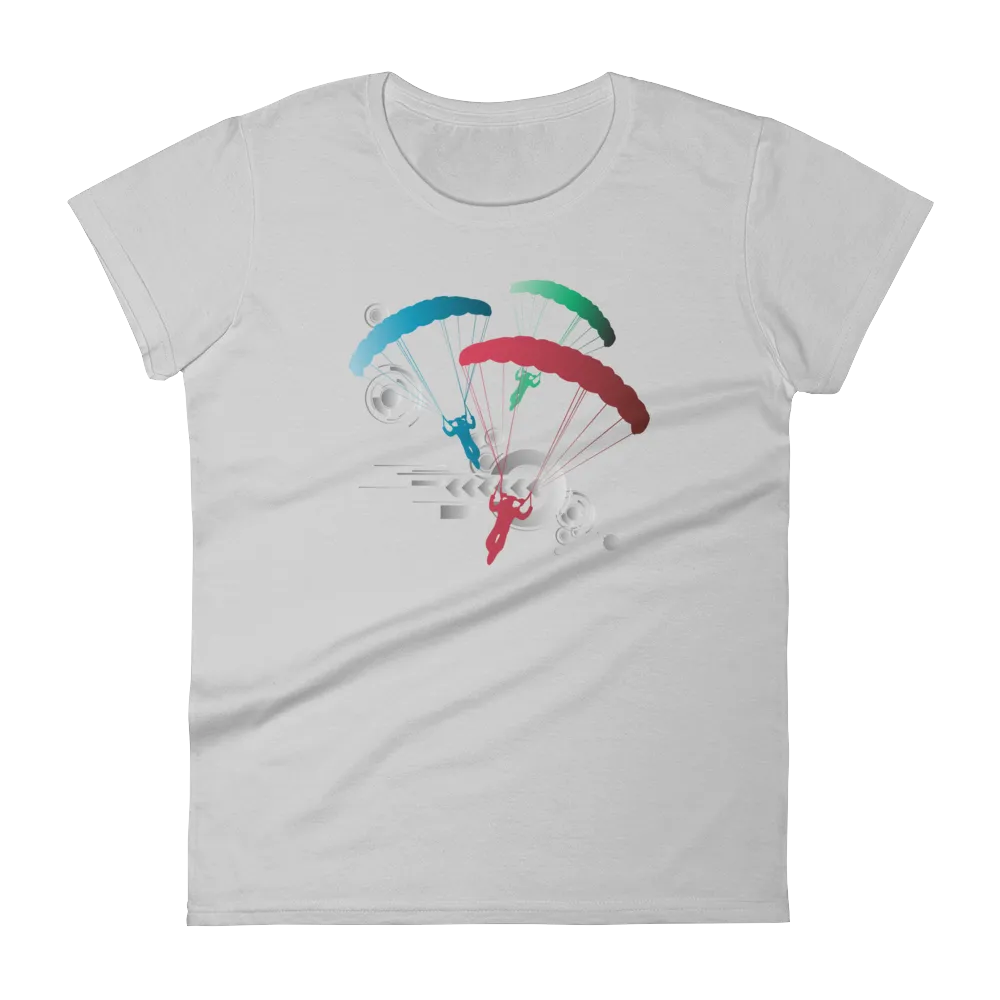 Skydive Competition - Women`s Colored T-Shirts