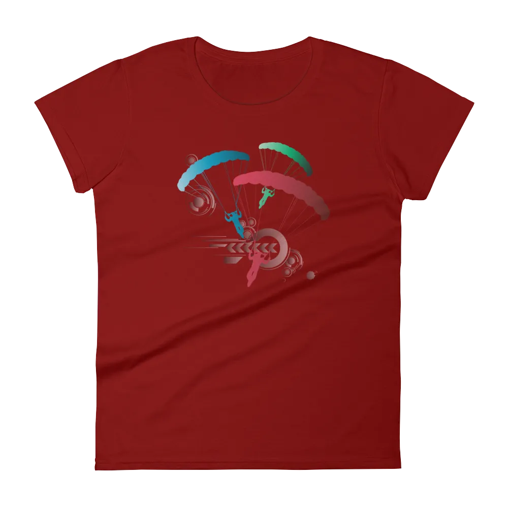 Skydive Competition - Women`s Colored T-Shirts