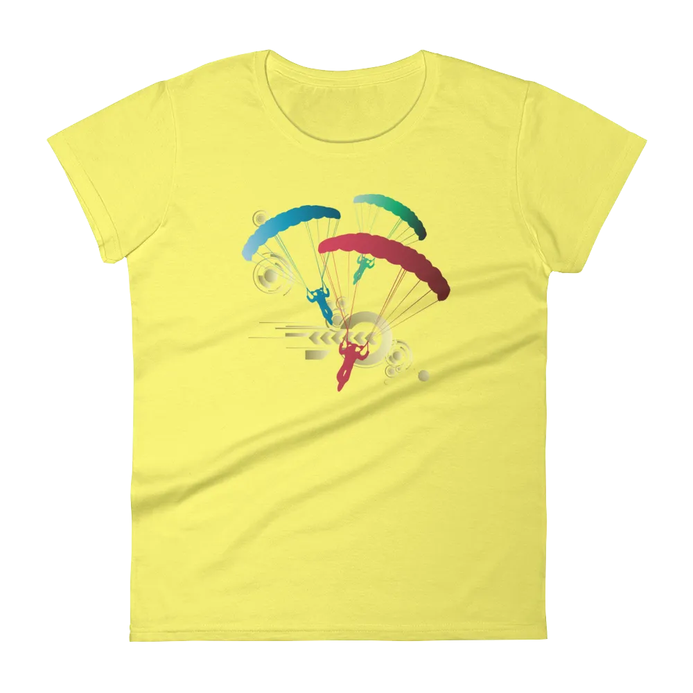 Skydive Competition - Women`s Colored T-Shirts