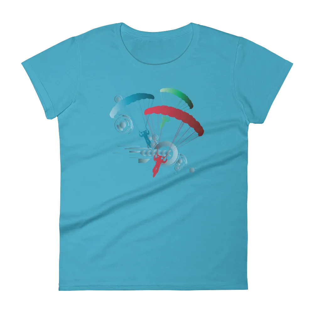 Skydive Competition - Women`s Colored T-Shirts