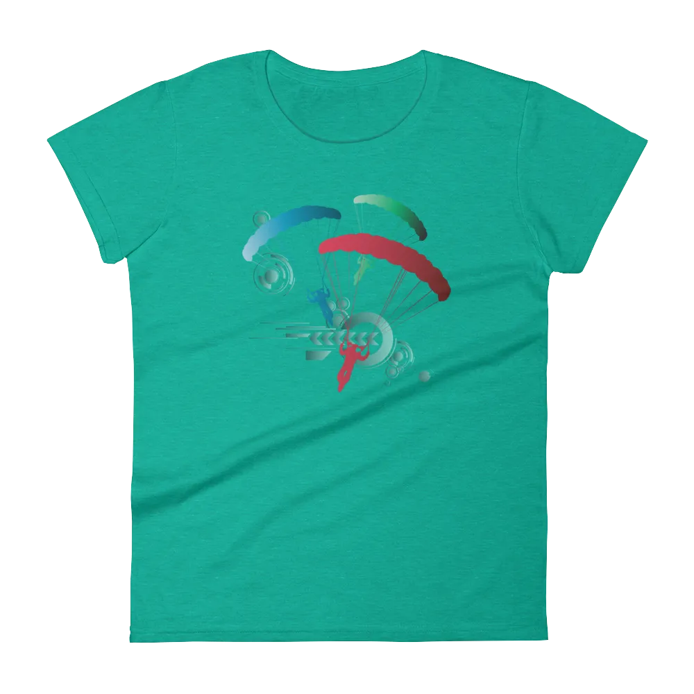 Skydive Competition - Women`s Colored T-Shirts