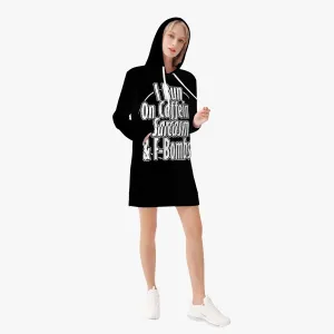 THE F-BOMB Women's Hoodie Dress