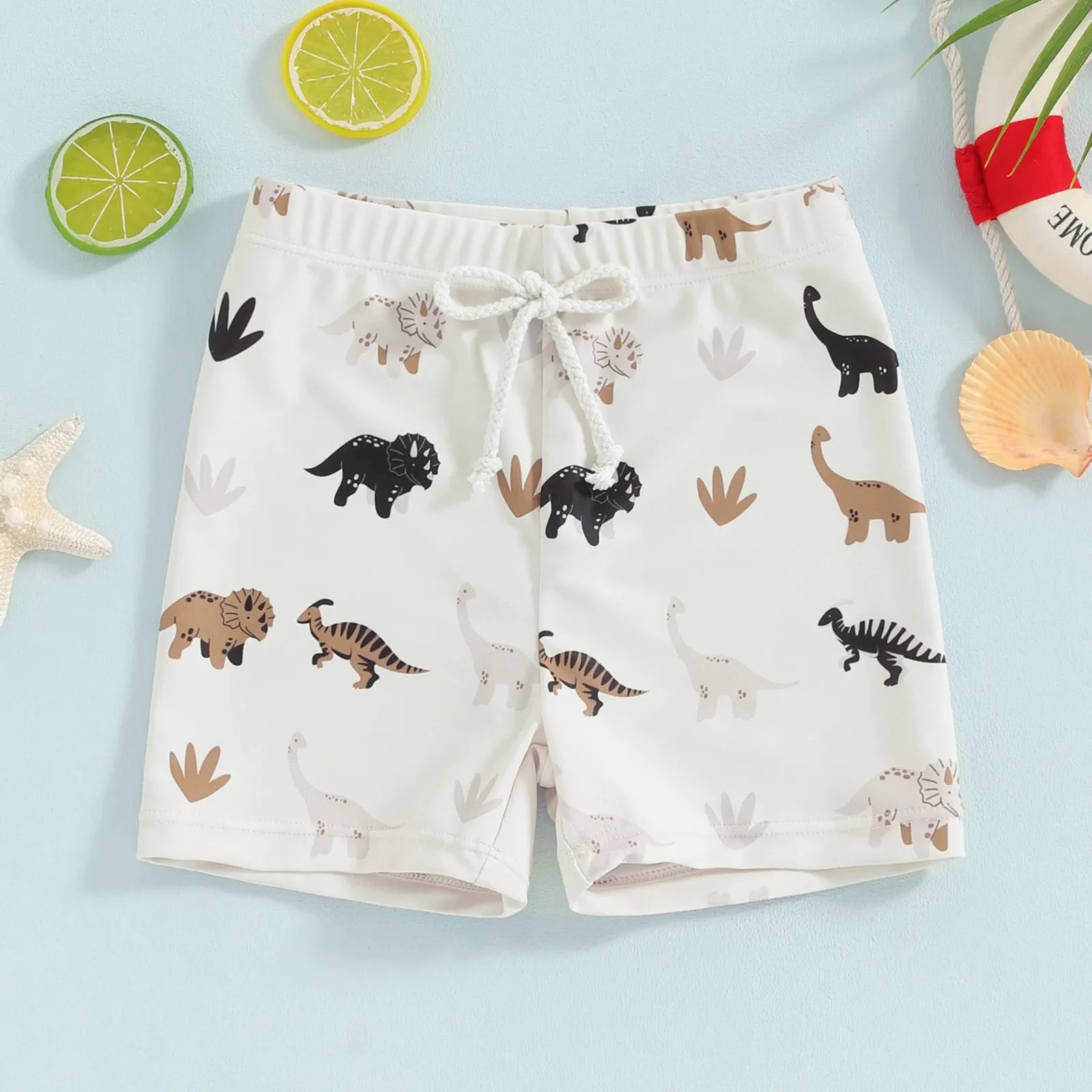 Toddler Boys Printed Swim Shorts