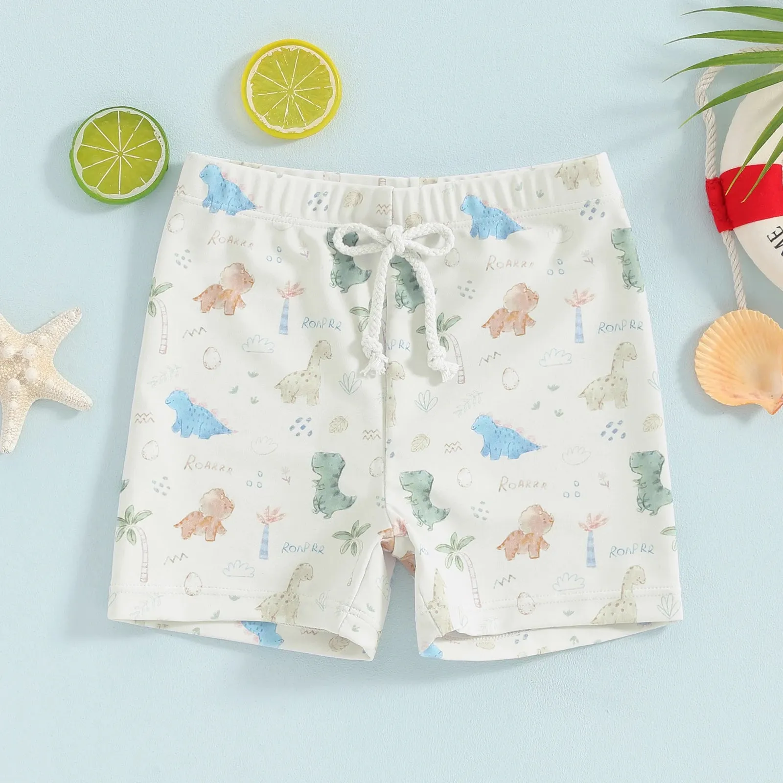 Toddler Boys Printed Swim Shorts