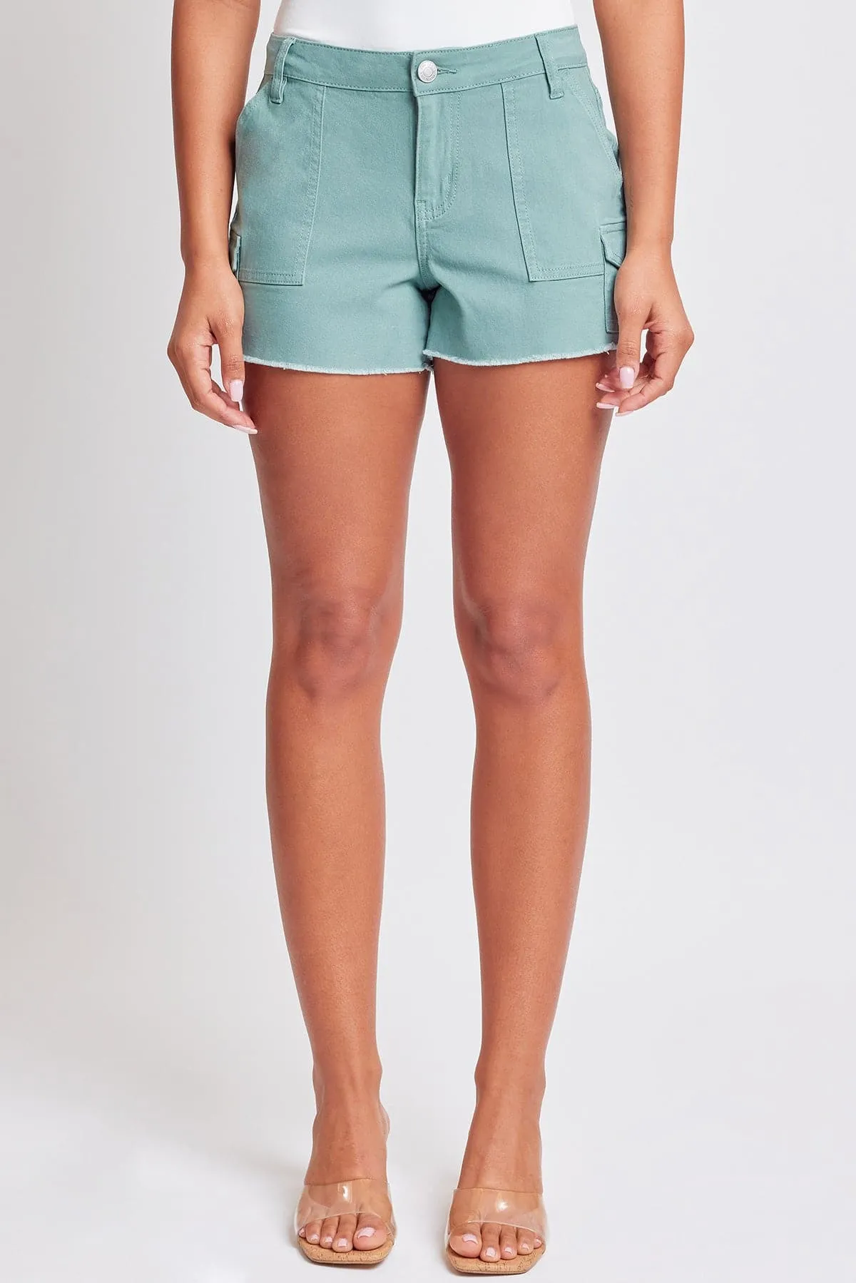 Women’s High-Rise Flap Pocket Cargo Short