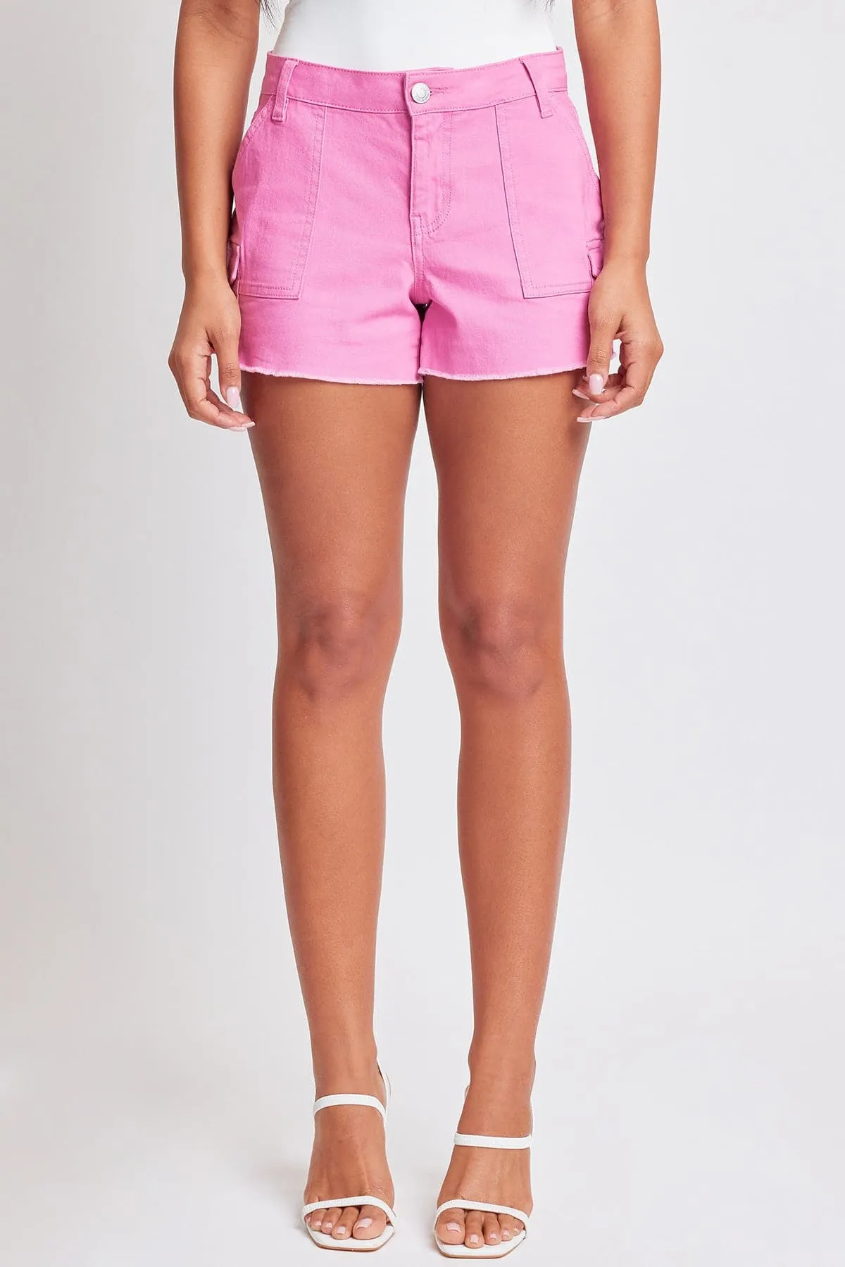 Women’s High-Rise Flap Pocket Cargo Short