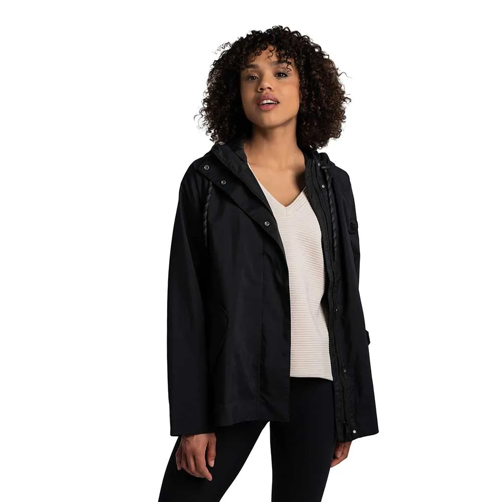 Women's Lachine Oversized Rain Jacket - Black Beauty