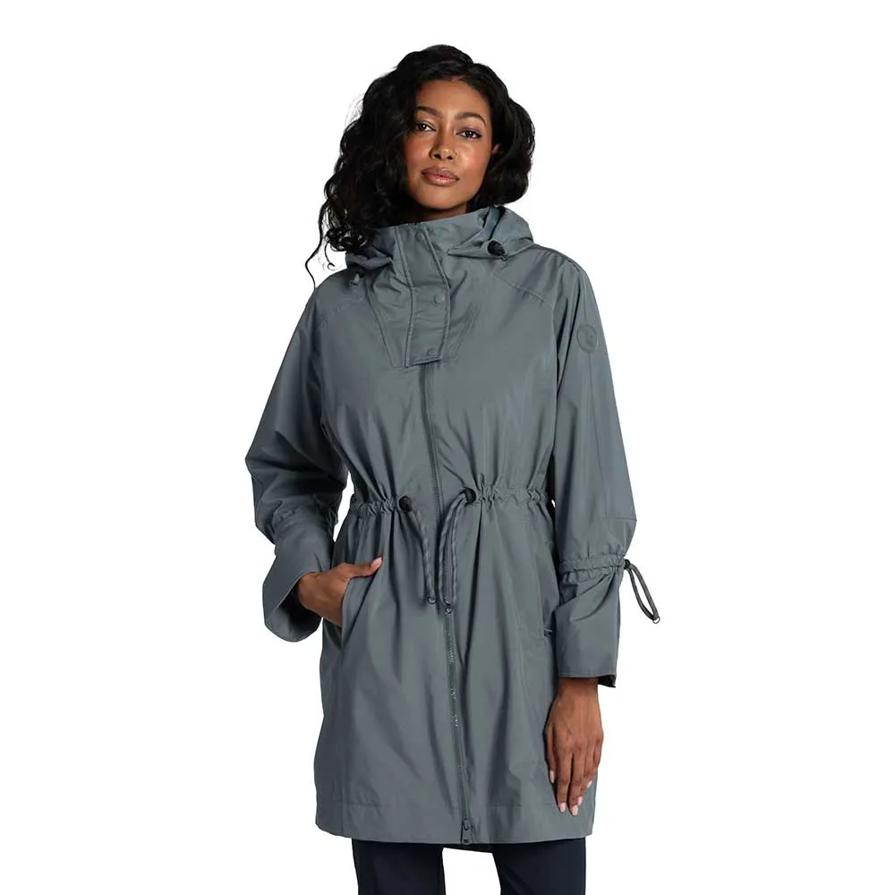 Women's Piper Oversized Rain Jacket - Ash