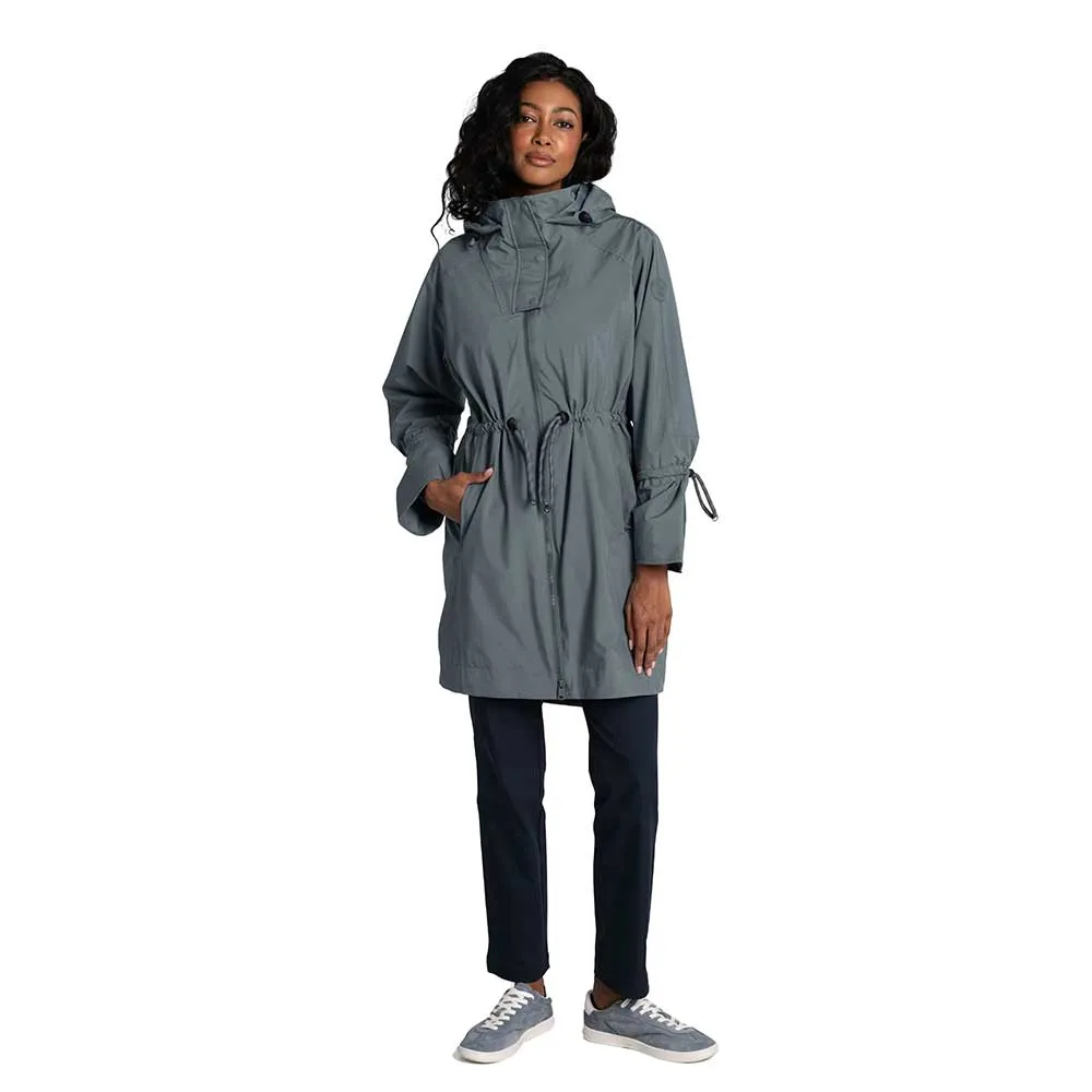 Women's Piper Oversized Rain Jacket - Ash