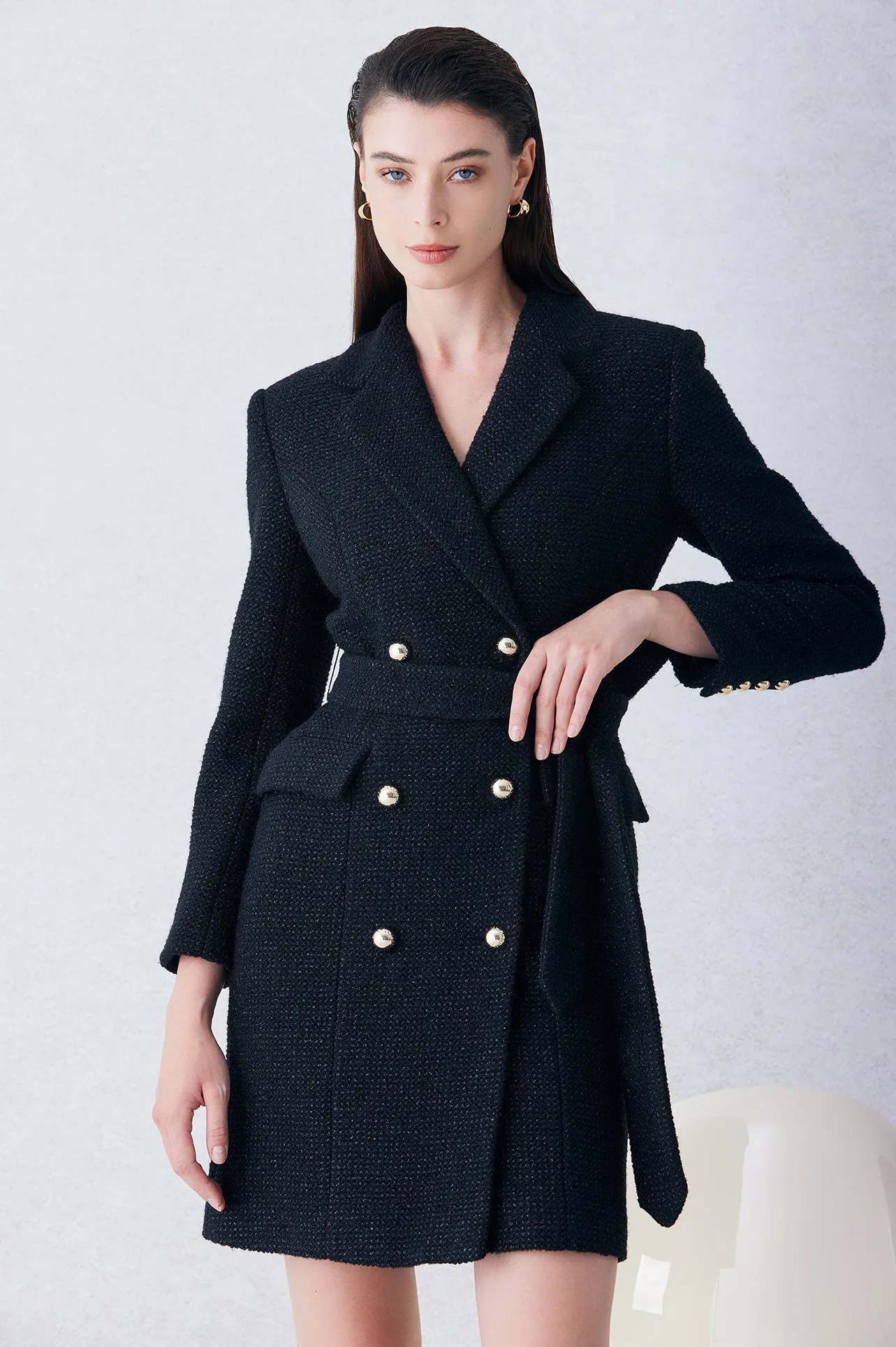 WOOL-BLEND COAT